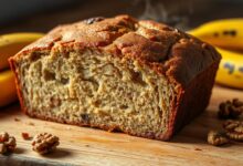 banana bread recipe with two bananas